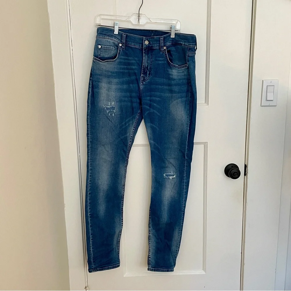 7 FOR ALL MANKIND Skinny‎ Jeans, Sz 33